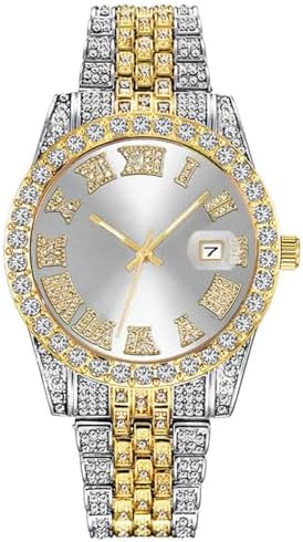 Amazon.com: Charles Raymond Bling-ed Out Biggie Square Iced Gold